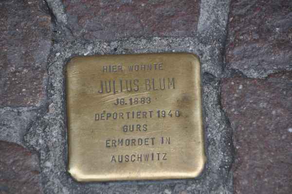 Stolperstein , zum Gedenken.....