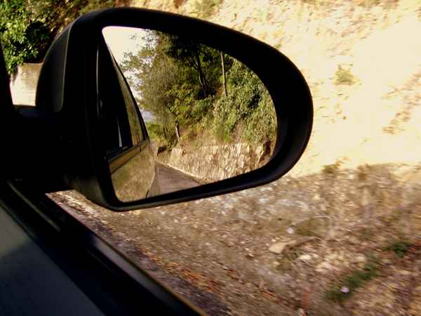 In Italien / Spiegelaufnahme
