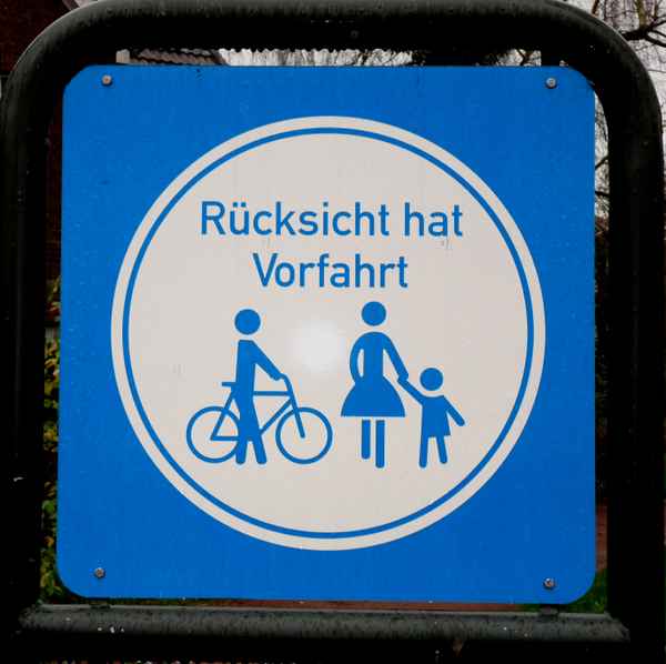 Rücksicht hat Vorfahrt