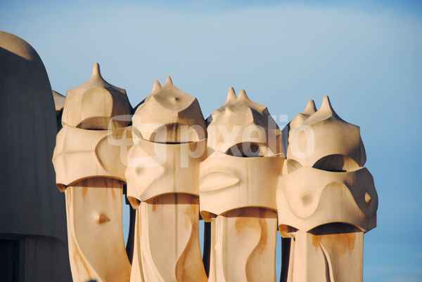 Barcelona - La Pedrera von Antoni Gaudi