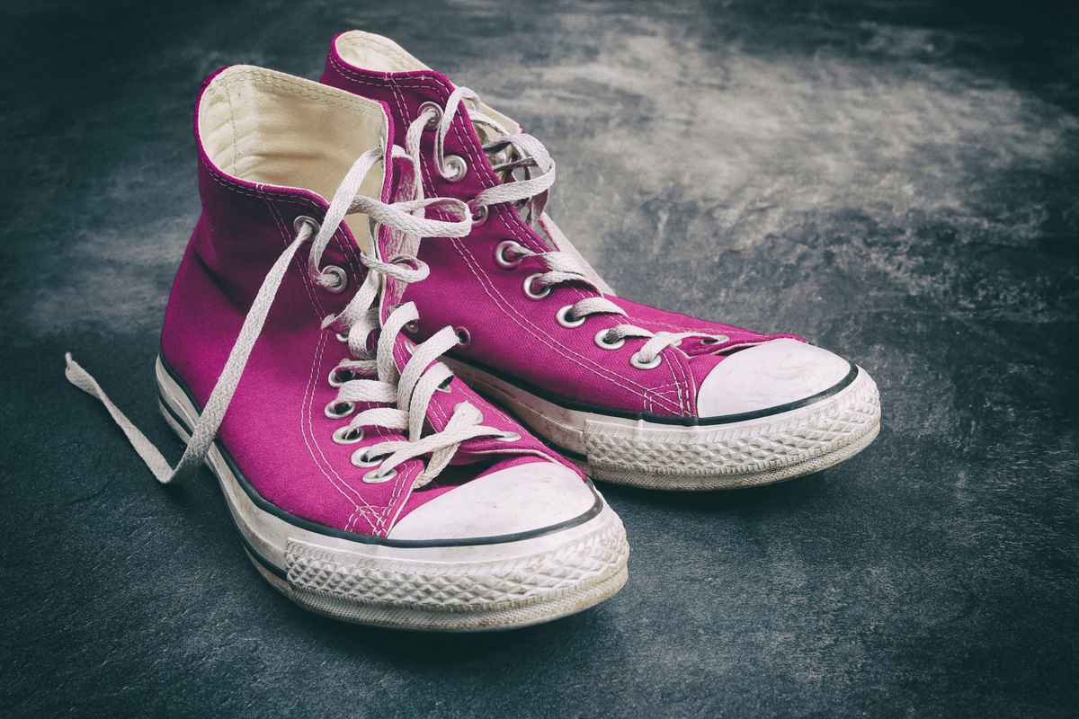pinke Turnschuhe