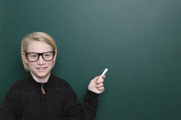 Schüler an der Tafel