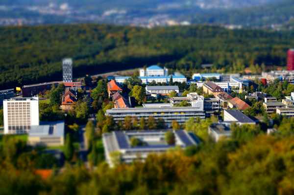 Campus der Universität des Saarlandes