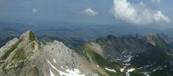 Säntis-Panorama Richtung Nord