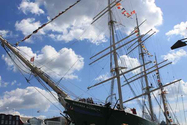 Wolken über der Rickmer