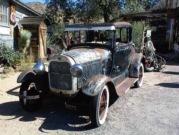 Ford 1928 (?), Route 66