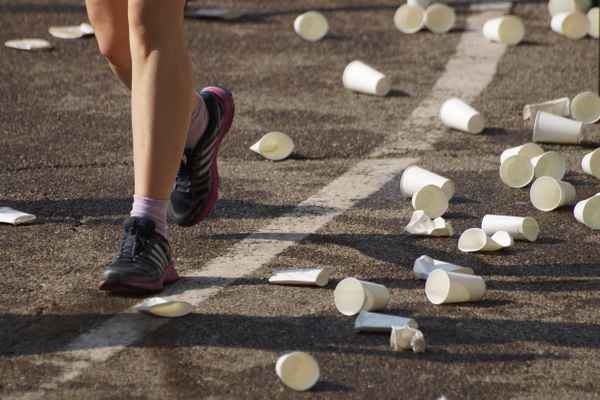 an der Tankstelle