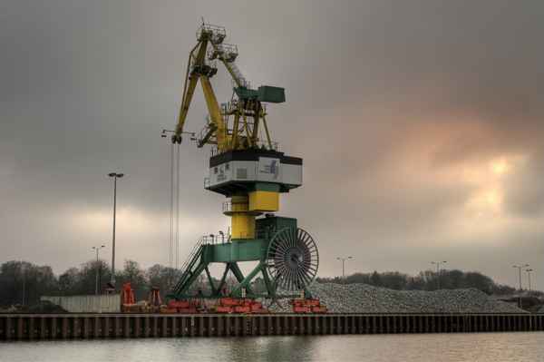 Kran im Binnenhafen