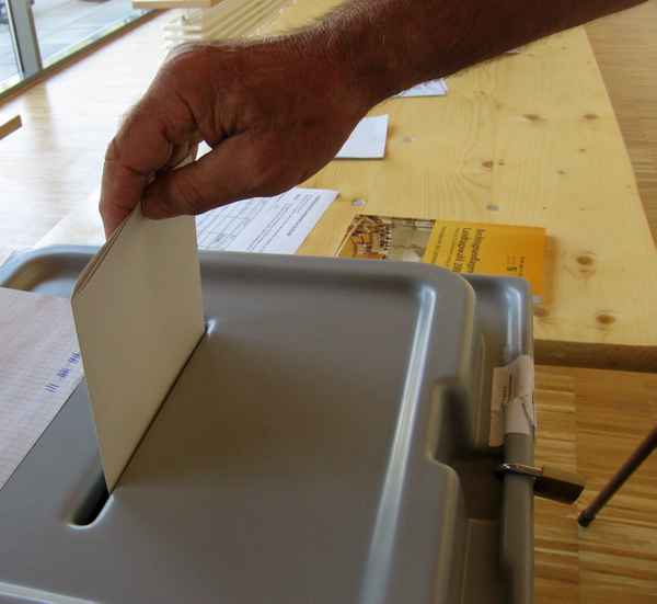 Wahl 2009, Stimmzettelabgabe