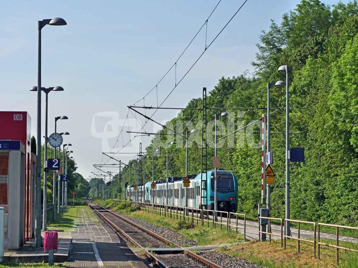 Ländliche Bahnstation