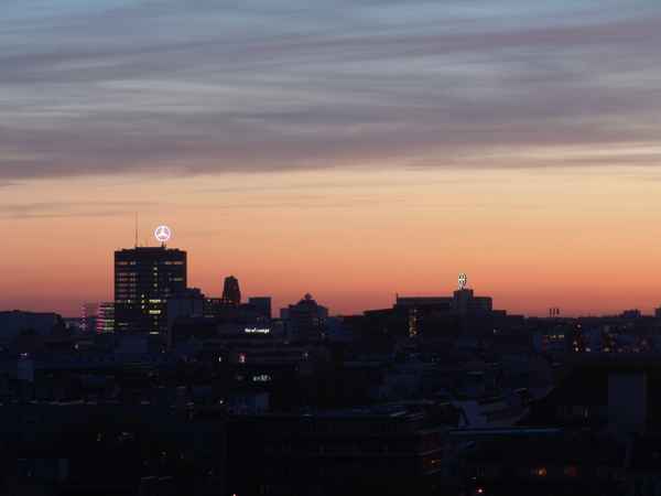 Berlin als der Himmel noch rot war...