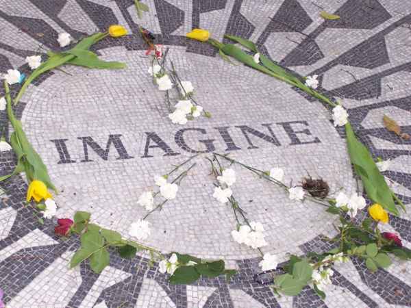 Strawberry Fields Denkmal iim Central Park