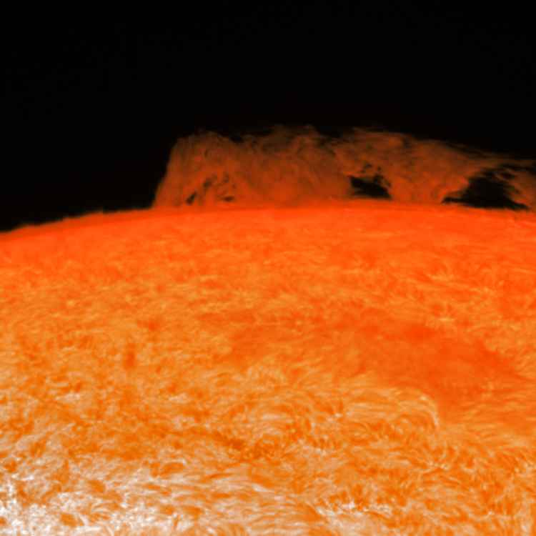 Sonnenprotuberanz am 7. August 2016