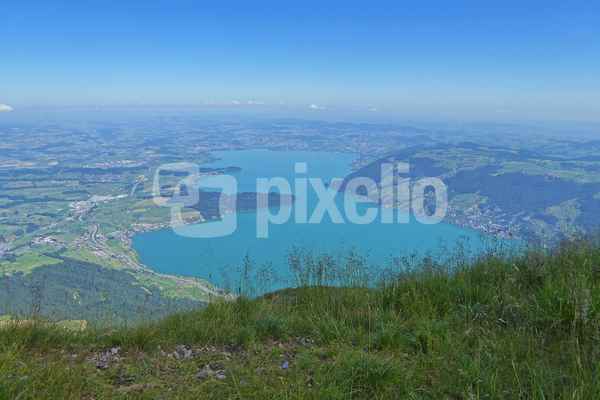 Zugersee Vom Rigi aus gesehen