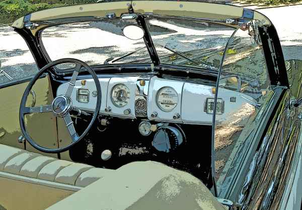 Cockpit eines Admirals Pop Art