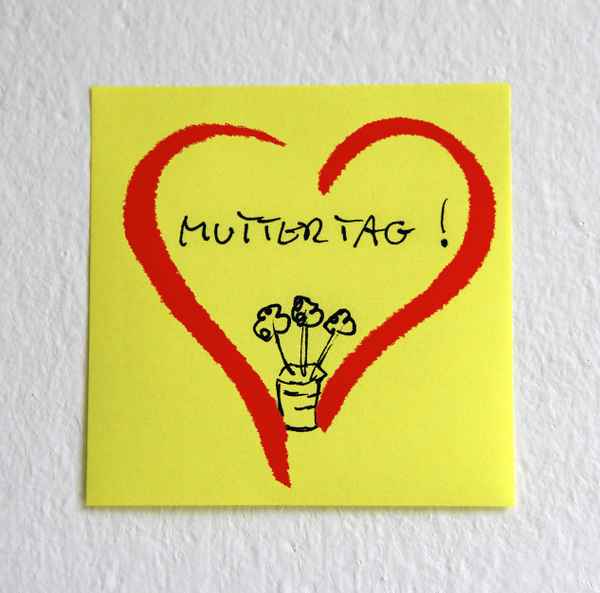 Muttertag - Post-It, Klebezettel, Haftnotiz