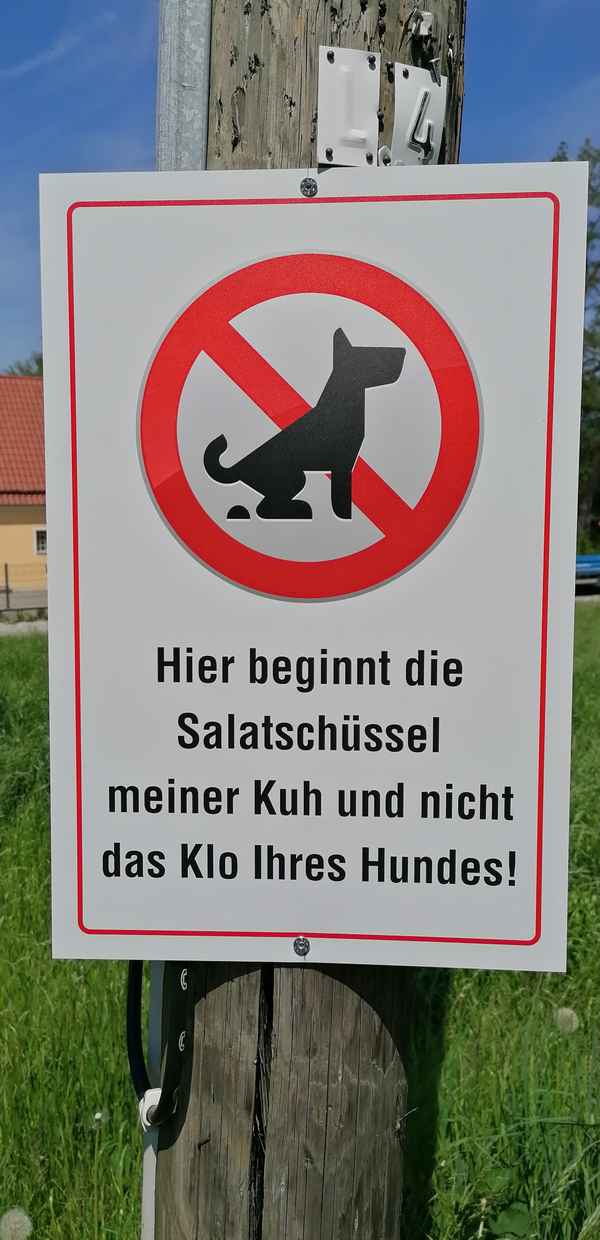Bitte hier nicht!