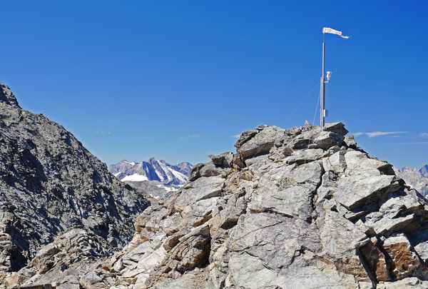 Gipfelkamera mit Windsack , . . . .
