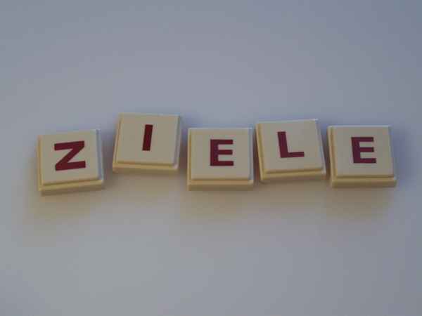 Wortbild Ziele