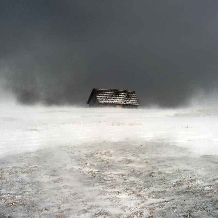 Schneesturm auf da Wagenbänk-Alm