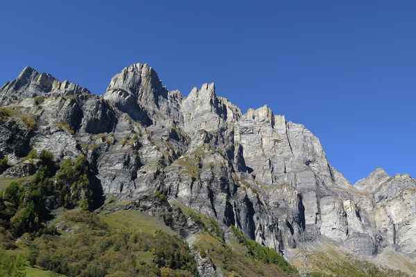 Grosser Klettersteig K5 an dieser Wand