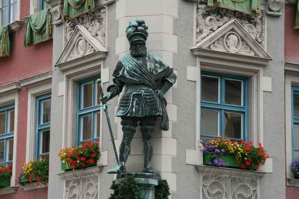 Standbild Georg von Frundsberg in Mindelheim / Foto: Alexander Hauk