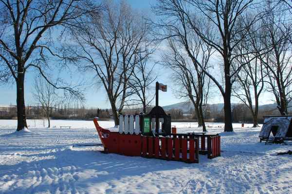Gestrandetes Piratenschiff