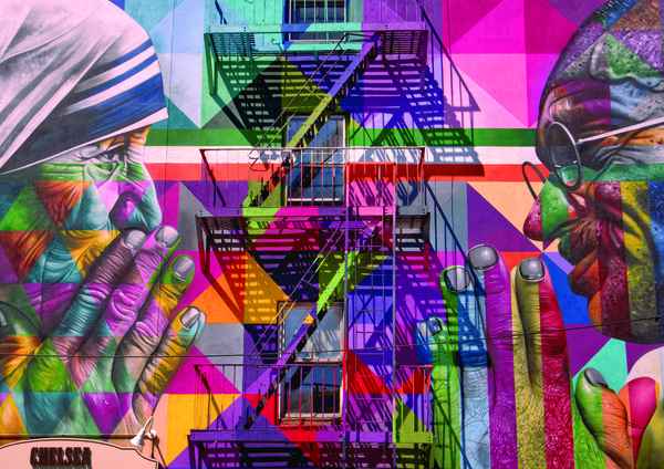 Mutter Thereas und Gandi in New York