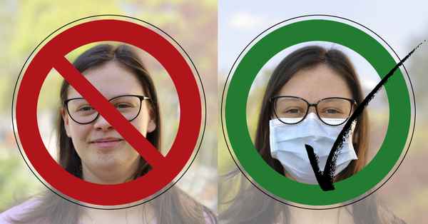 Maskenpflicht, Maske tragen