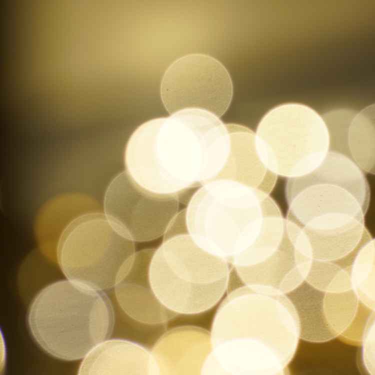 Lichterkette Bokeh-Effekt