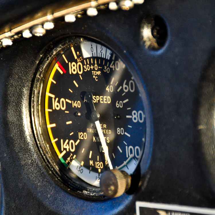 Air Speed Indicator - Geschwindigkeitsmesser Piper 28-180 Cherokee