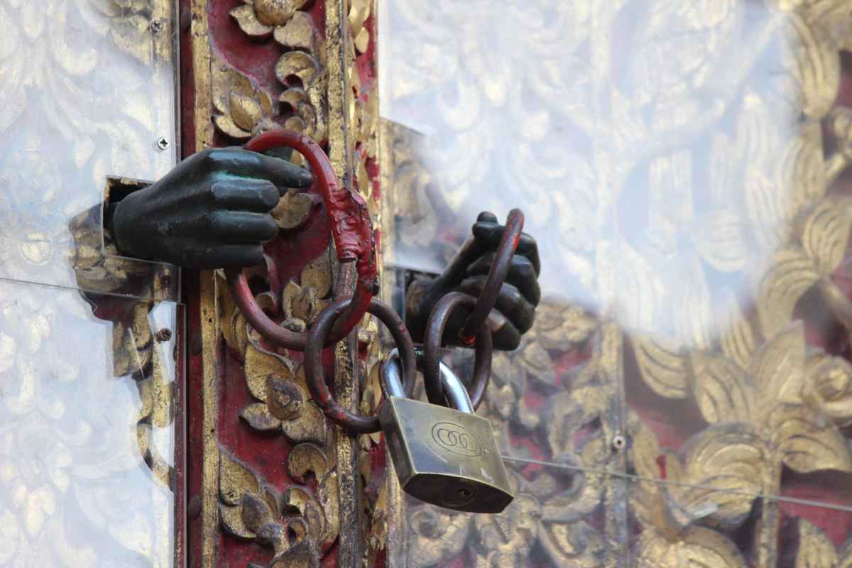 Geschlossener Tempel