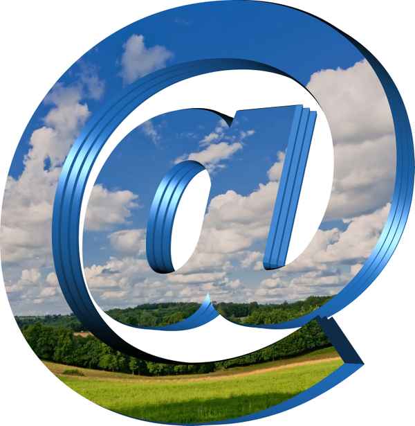 email zeichen