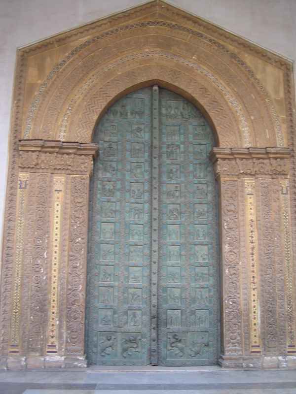 Die Paradiestüre am Dom von Monreale (Sizilien)