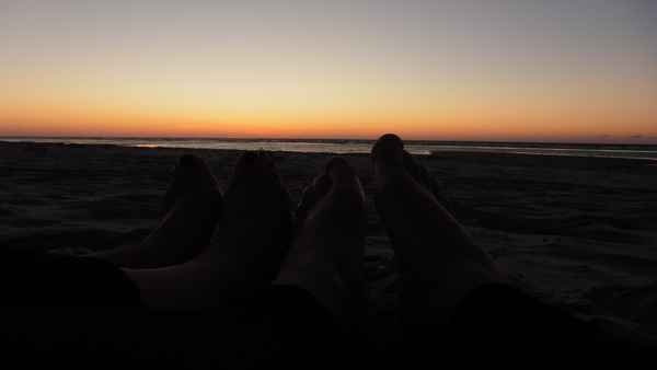 Sonnenaufgang am Strand