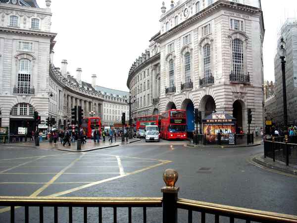 Piccadilly Circus und Regentstreet