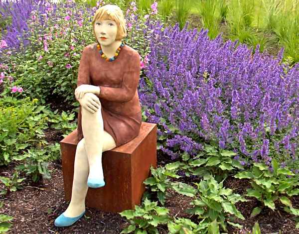 Die Frau im Park