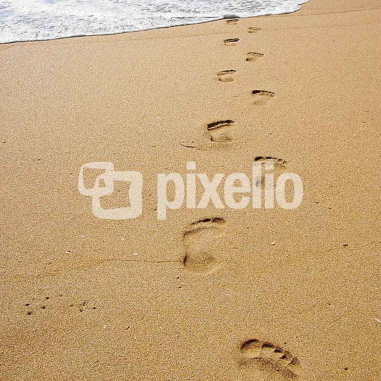 Spuren im Sand