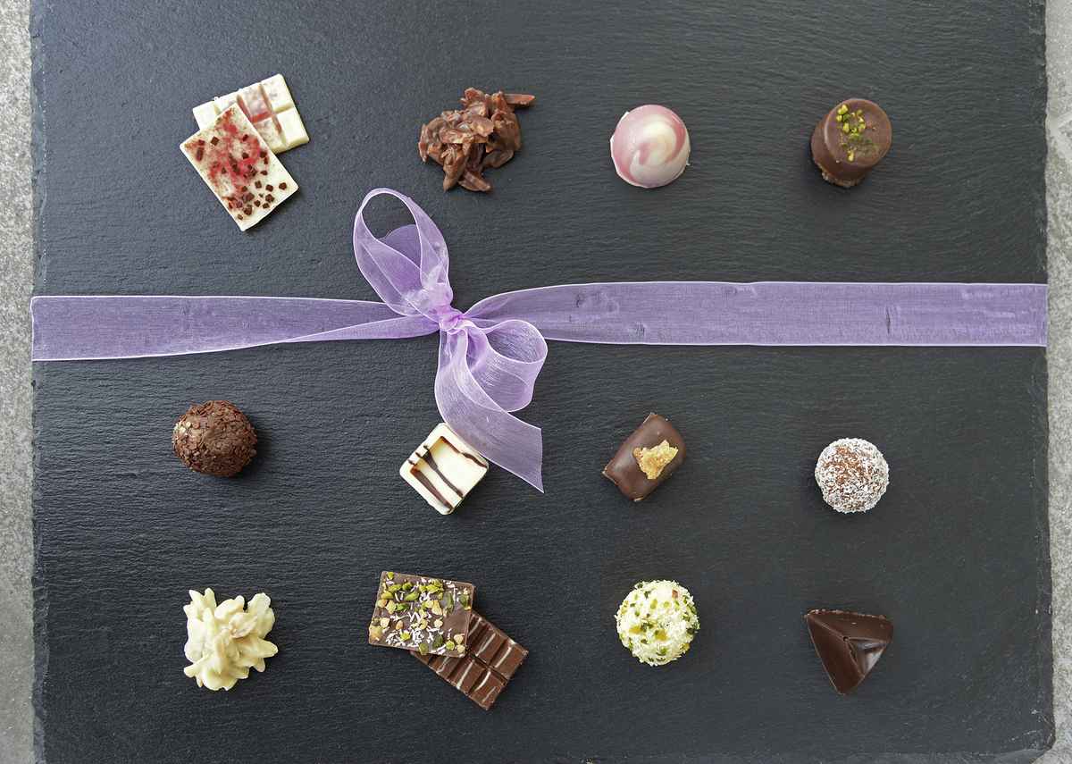 Hausgemachte Pralinen