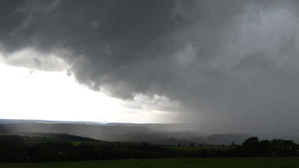 Schlechtwetterfront über dem Schwarzwald