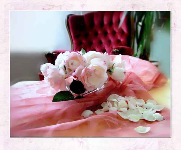 Ein Rosenarrangement
