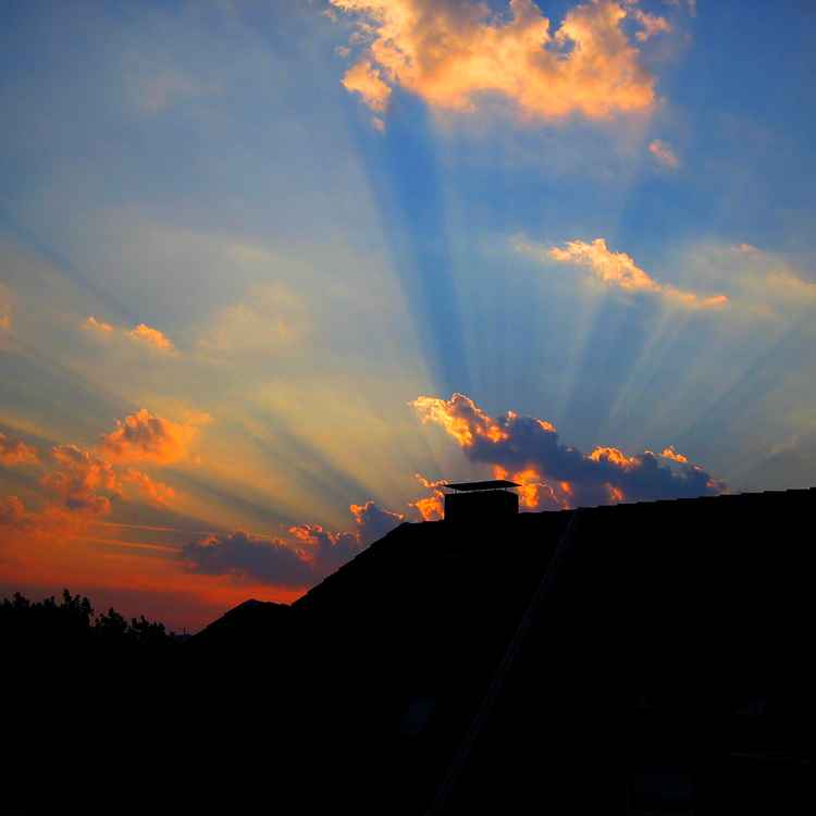 Abendlicht in der Stadt