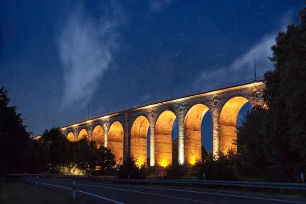 Der Eisenbahn-Viadukt in Altenbeken