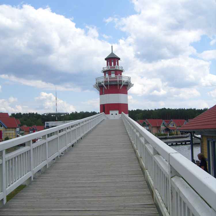 Leuchtturm im Rheinsberger Hafen