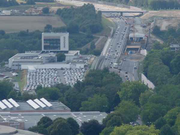 Autobahnbaustelle