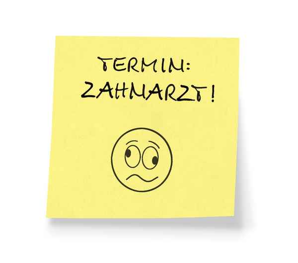 Post-It - Termin Zahnarzt, date dentist