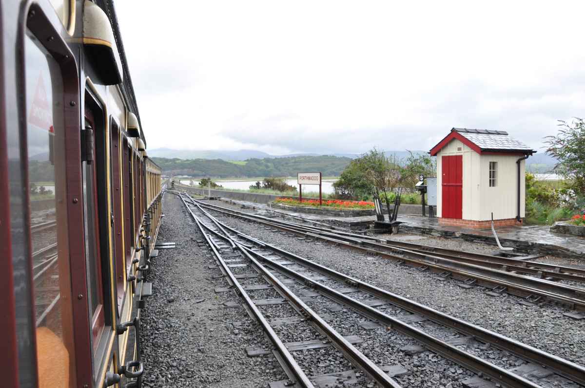 Zug nach Blaneau Ffestiniog, Wales