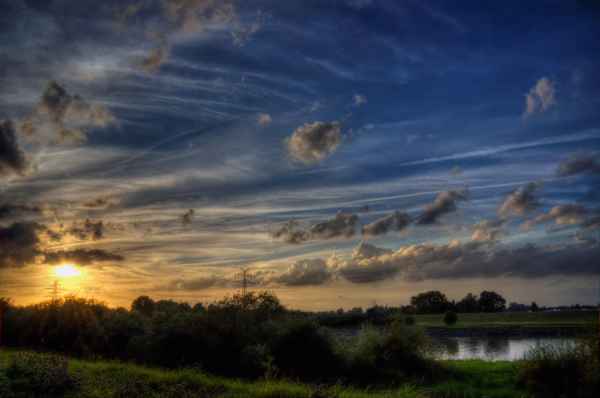 East Frisian sunset