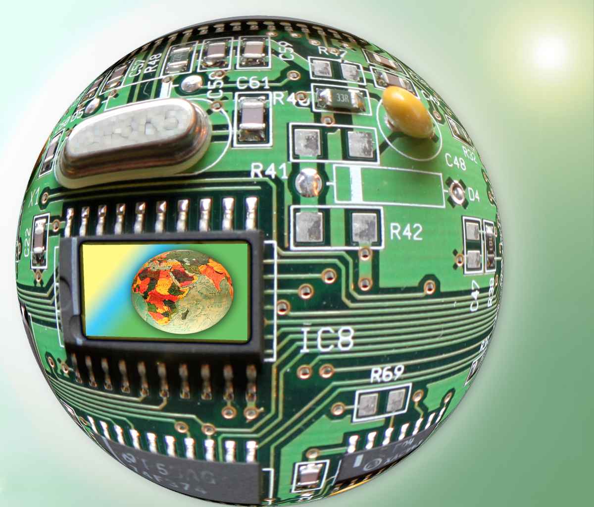 Grafikkarte - die Welt im Bild