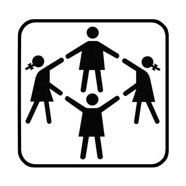 Hinweisschild: Spielende Kinder!